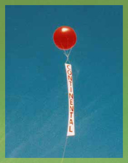 advertisement balloon